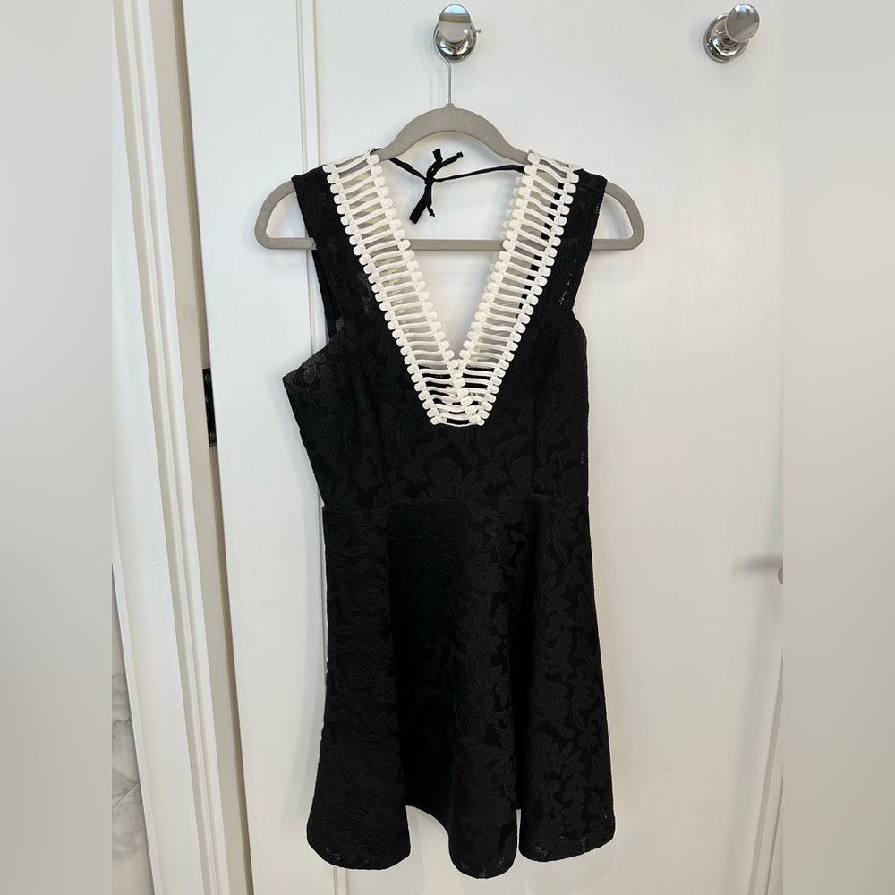 Sandro black cocktail dress